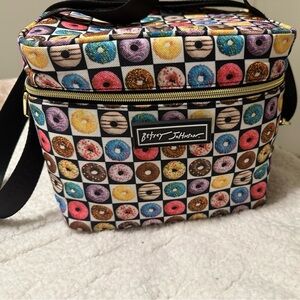 Betsey Johnson Donut Print Crossbody Lunch Bag